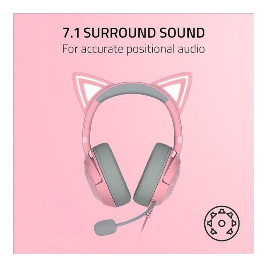 Razer Kraken Kitty V2 Quartz (RZ04-04730200-R3M1)