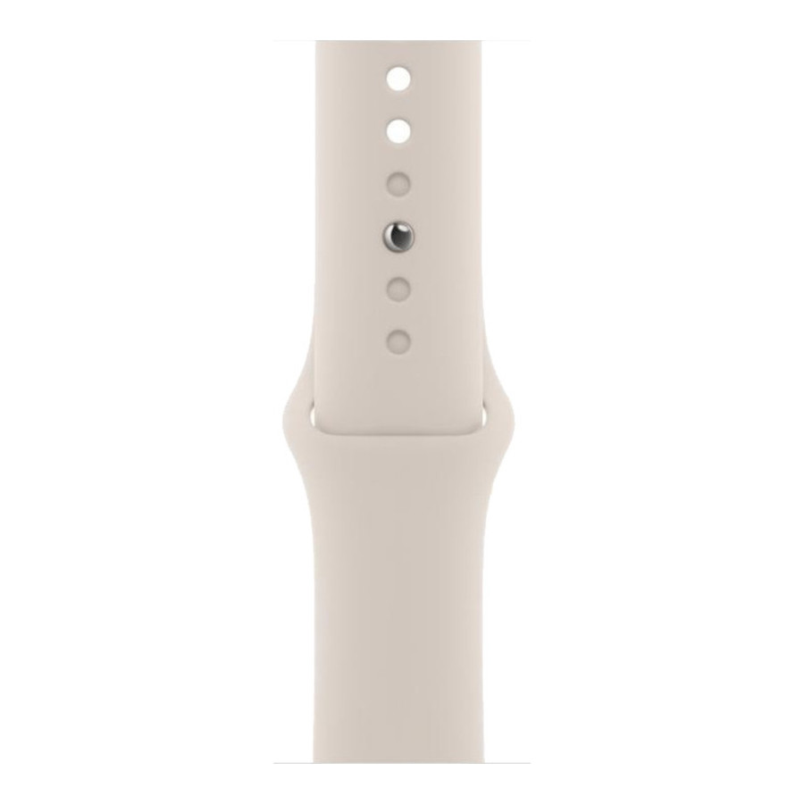 Apple Watch Series 8 GPS 41mm Starlight Aluminum Case w. Starlight S. Band - S/M (MNU93)