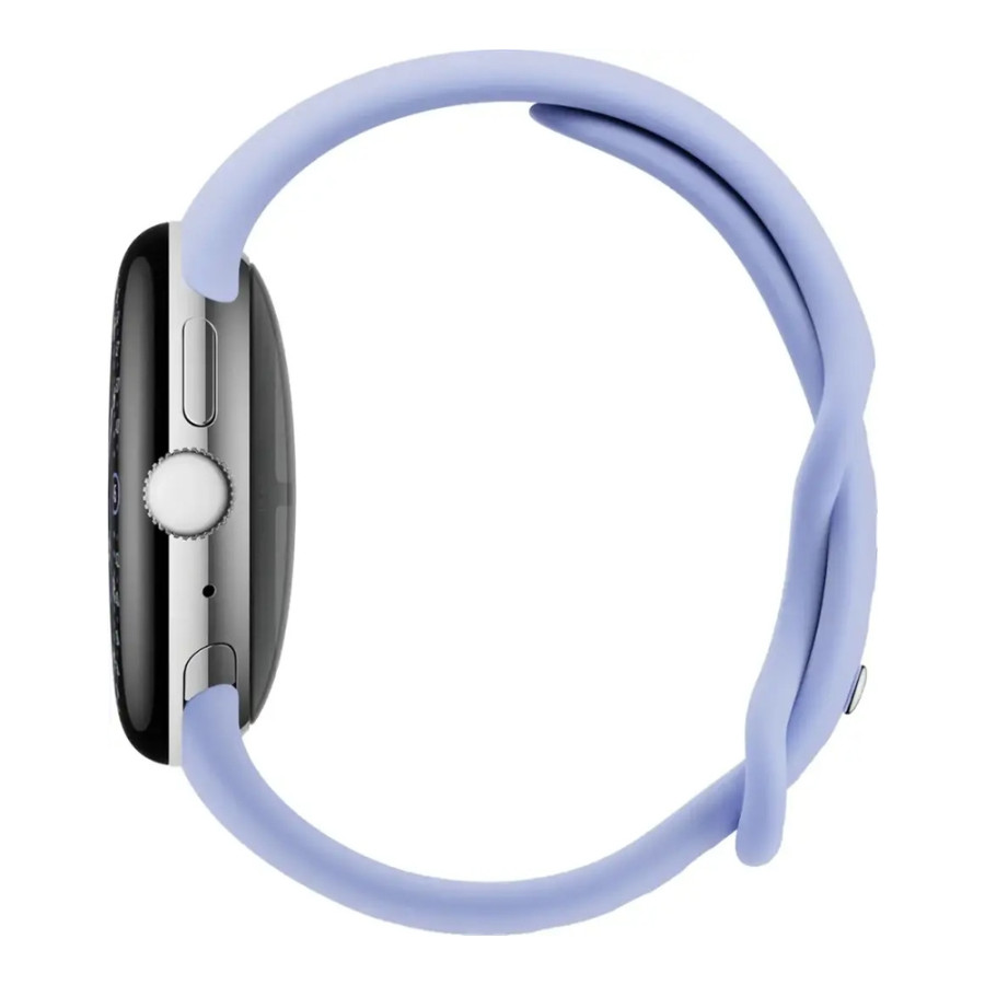 Google Pixel Watch 4 41mm LTE Polished Silver Aluminum case / Iris Active Band
