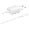 Samsung 25W PD Power Adapter (with Type-C cable) White (EP-TA800XWE) (EU)