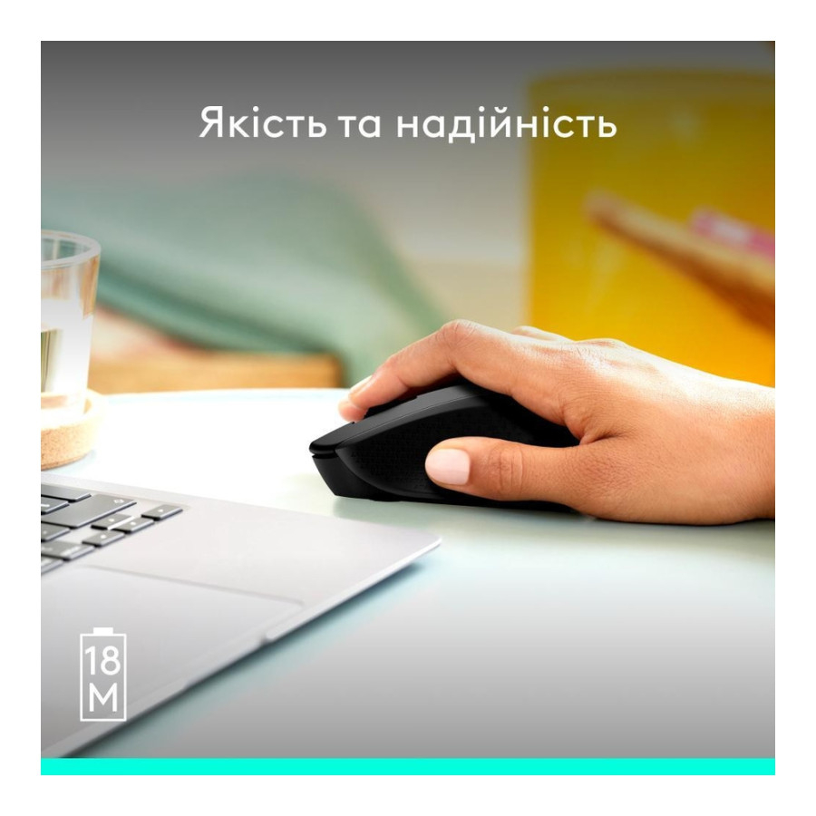 Logitech M280 Wireless Mouse Black (910-004291, 910-004287)