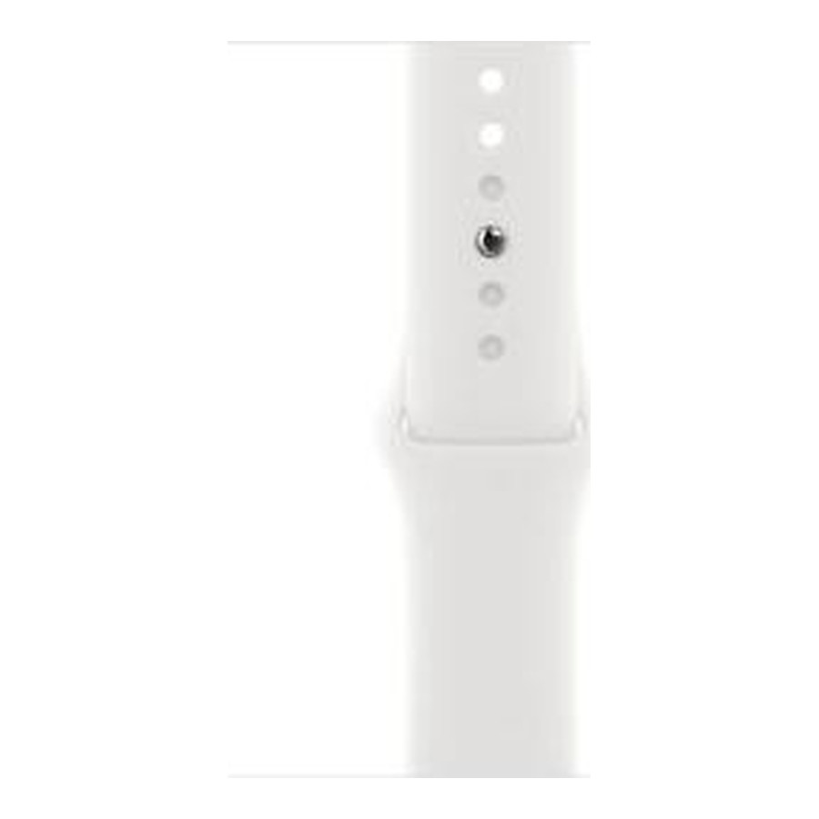 Apple Watch Series 8 GPS 45mm Silver Aluminum Case with White S. Band - S/M (MP6P3/MP6T3)