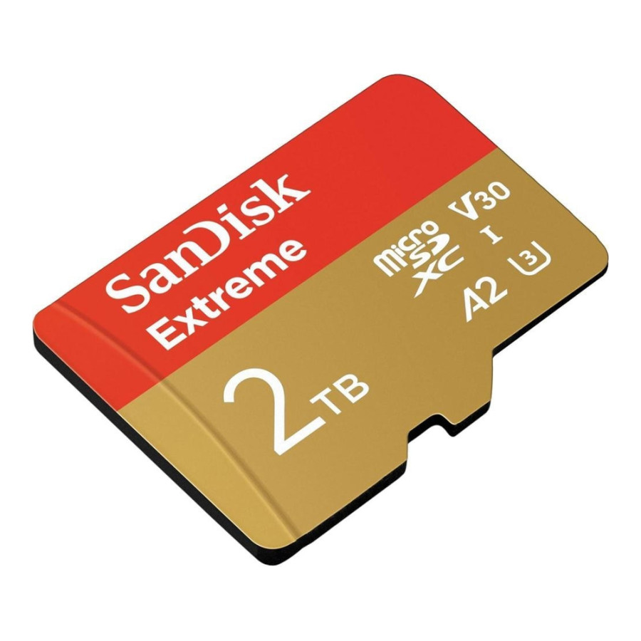 SanDisk 2 TB microSDXC U3 V30 A2 Extreme + Adapter SD (SDSQXAV-2T00-GN6MA, SDSQXAV-2T00-GN6MN)