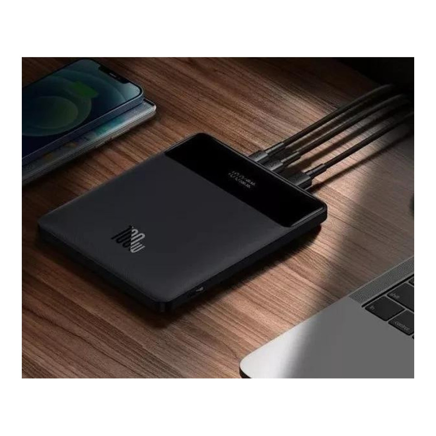 Baseus Blade Digital Display 20000 mAh PD 100W Black (PPDGL-01, PPBLD100-S, PPBL000201, PPBLD100HD)