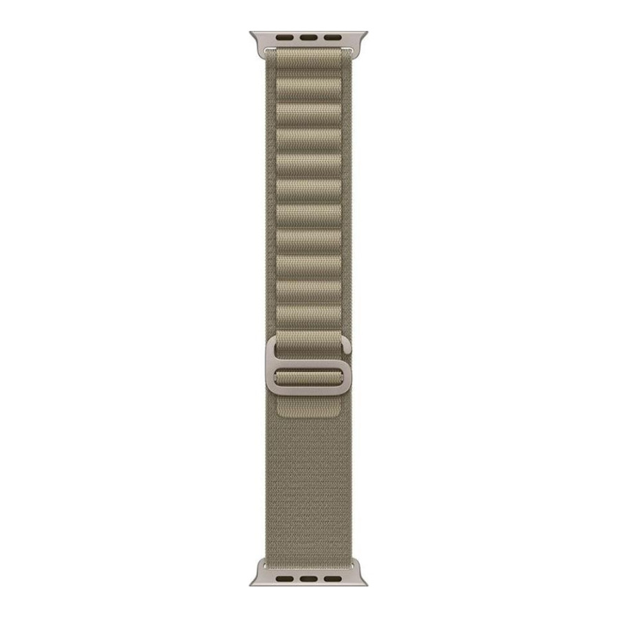 Apple Watch Ultra 2 GPS + Cellular 49mm Titanium Case with Olive Alpine Loop - Medium (MREY3/MRFJ3)