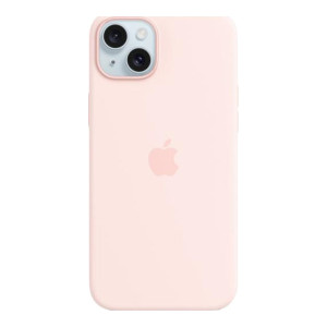 Apple iPhone 15 Plus Silicone Case with MagSafe - Light Pink (MT143) (OEM)