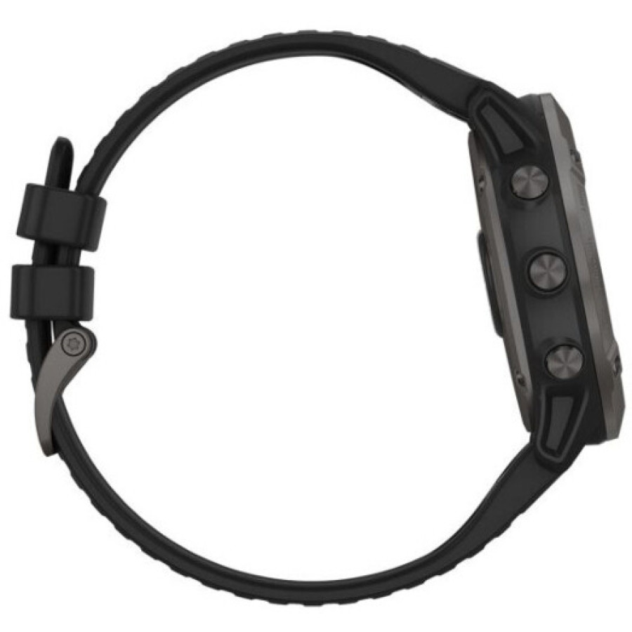 Garmin Fenix 6X Pro Sapphire Carbon Grey DLC with Black Band (010-02157-11/10)