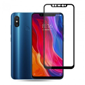 Защитное стекло 3D для Xiaomi Mi 8/Mi 8 Pro (Black)
