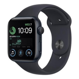 Apple Watch SE 2 GPS 40mm Midnight Aluminum Case w. Midnight S. Band - S/M (MNT73)