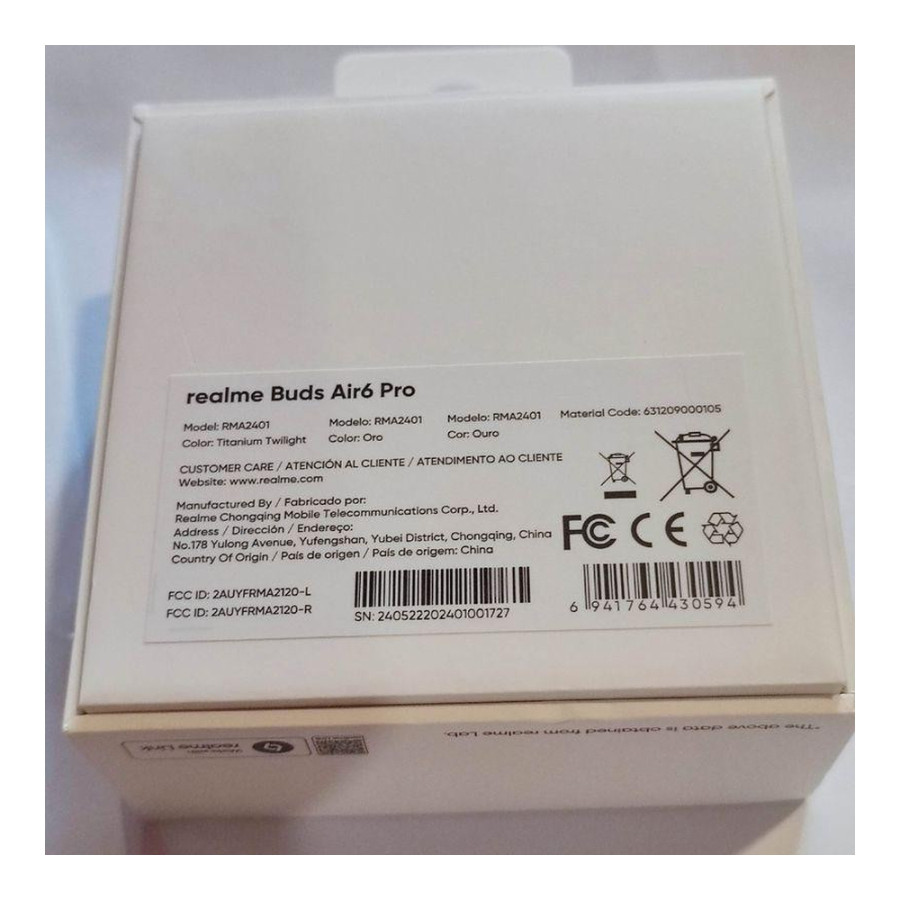 realme Buds Air 6 Pro Titanium Twilight