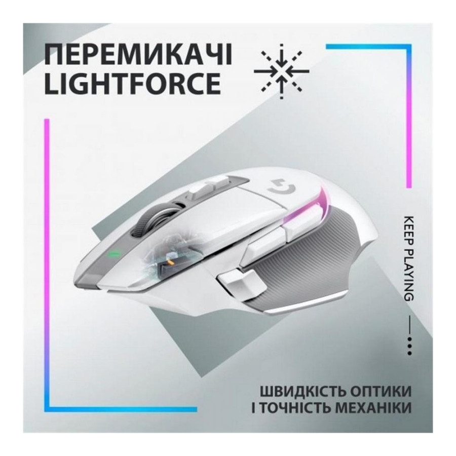 Logitech G502 X Plus White (910-006171, 910-006173)