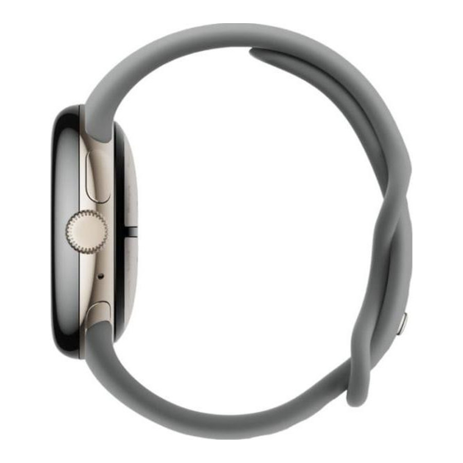 Google Pixel Watch 3 41 mm Wi-Fi Champagne Gold Aluminum Case/Hazel Active Band