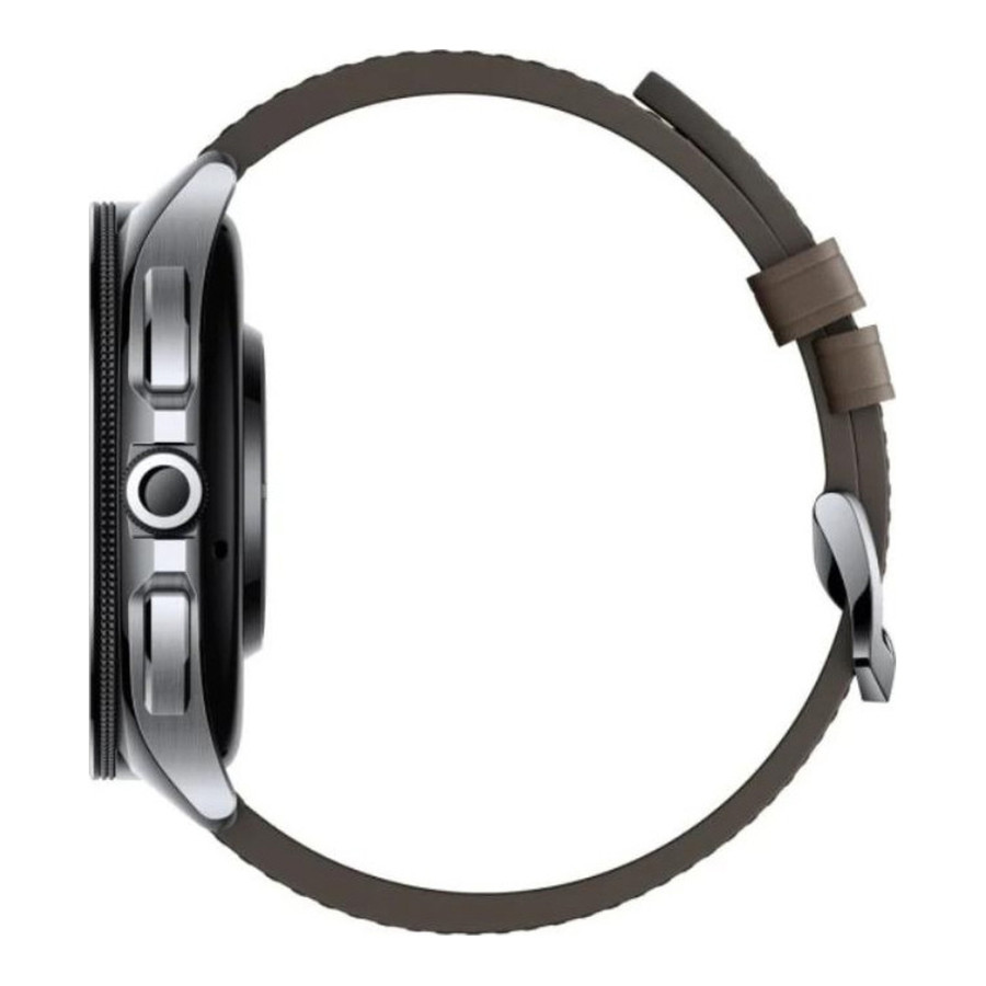 Xiaomi Watch 2 Pro Bluetooth Silver Case with Brown Leather Strap (BHR7216GL)
