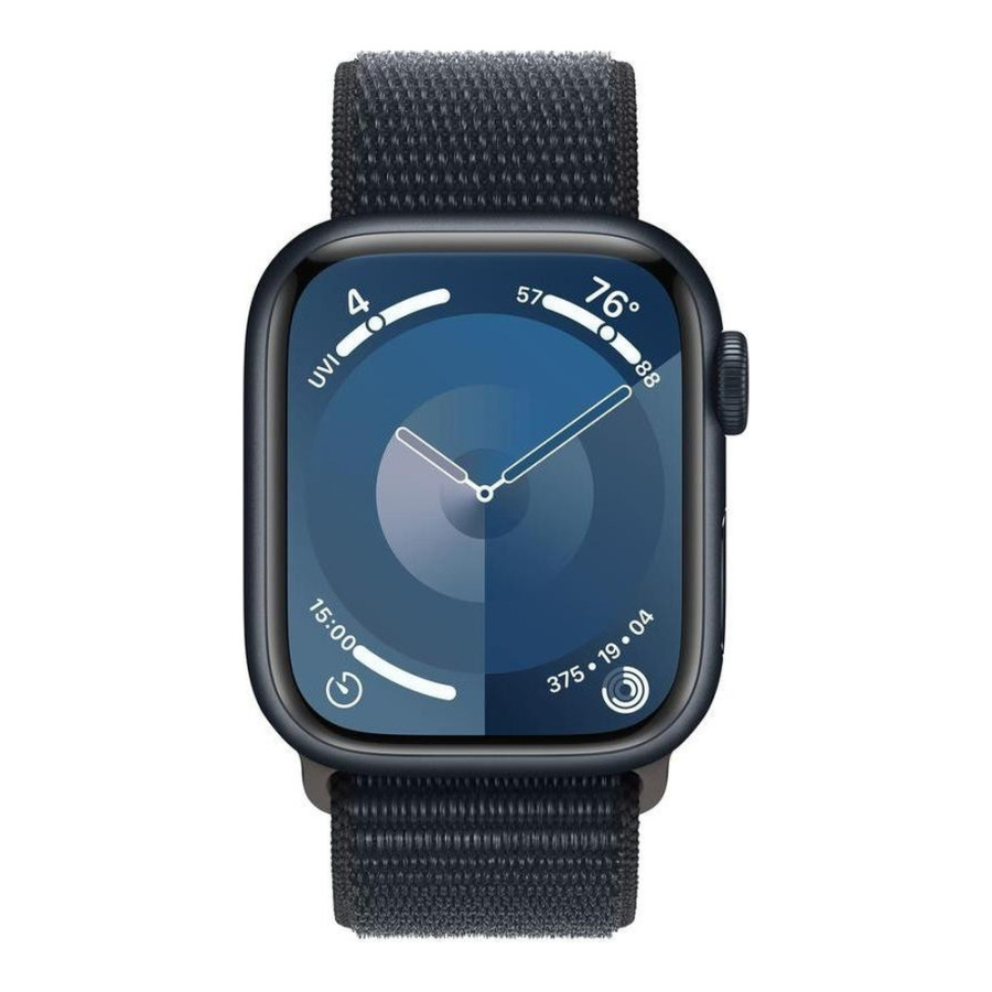 Apple Watch Series 9 GPS 41mm Midnight Aluminum Case w. Midnight Sport Loop (MR8Y3)
