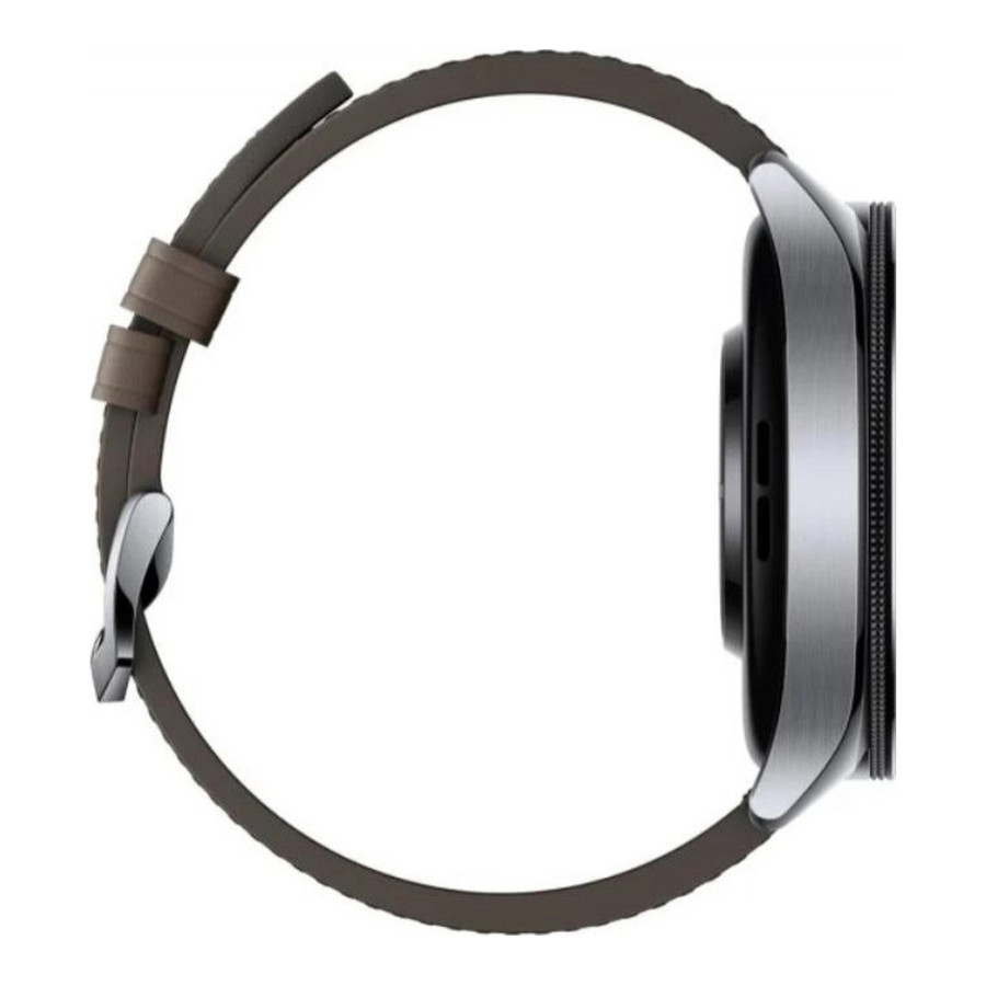 Xiaomi Watch 2 Pro Bluetooth Silver Case with Brown Leather Strap (BHR7216GL)