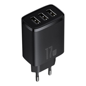 Baseus Compact Charger 3U 17W Black (CCXJ020101)