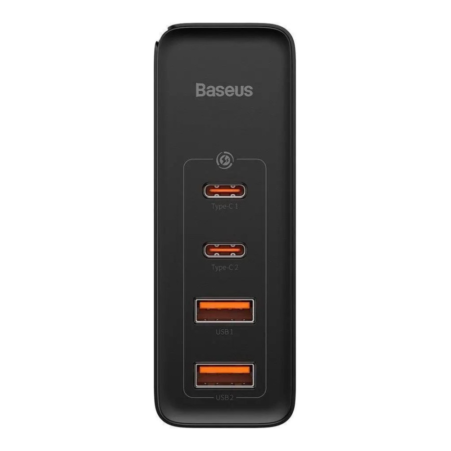 Baseus GaN2 Pro Q.C 2C + Charger Type-C Cable 100W Black (CCGAN2P-L01)