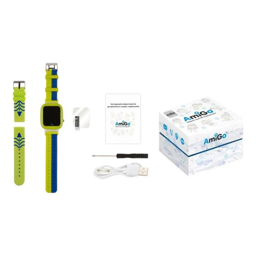 AmiGo GO004 Splashproof Camera+LED Green (UA)