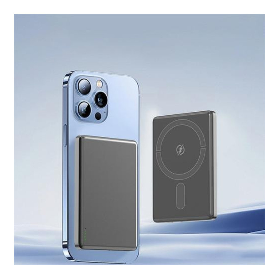 Aspor A381 Magnetic Wireless 5000mAh (Type-C/20W)- синій