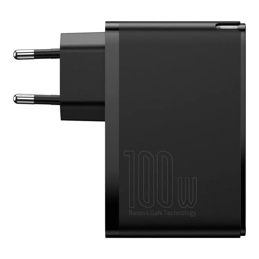 Baseus GaN2 Pro Q.C 2C + Charger Type-C Cable 100W Black (CCGAN2P-L01)
