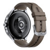 Xiaomi Watch 2 Pro Bluetooth Silver Case with Brown Leather Strap (BHR7216GL)