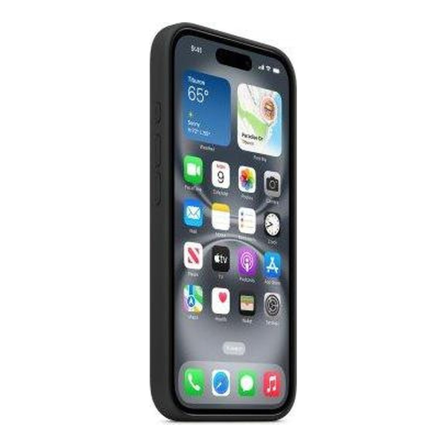 Apple iPhone 16 Silicone Case with MagSafe - Black (MYY13) (EU)