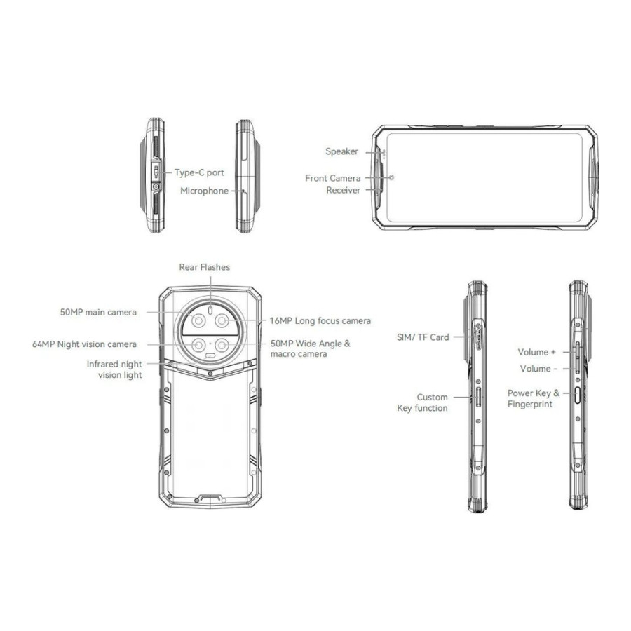 DOOGEE DK10 12/512GB Kevlar Black