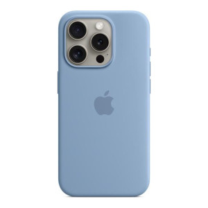 Apple iPhone 15 Pro Silicone Case with MagSafe - Winter Blue (MT1L3) (OEM)