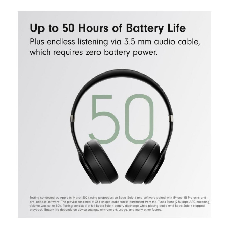 Beats by Dr. Dre Solo 4 Matte Black (MUW23)