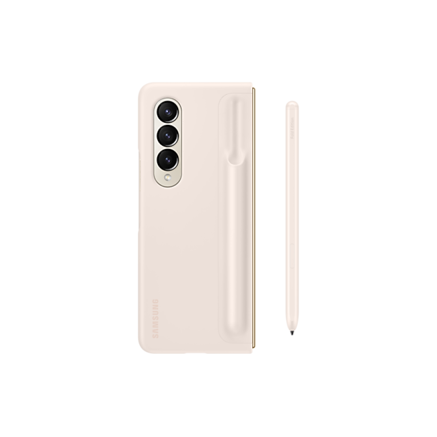 Samsung Galaxy Fold 4 Standing Cover with Pen - Sand (EF-OF93P)
