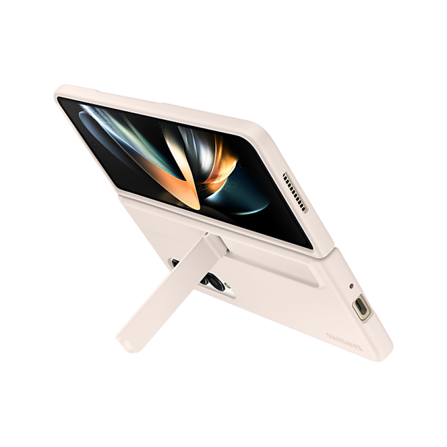 Samsung Galaxy Fold 4 Standing Cover with Pen - Sand (EF-OF93P)