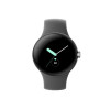 Google Pixel Watch LTE Polished Silver Case/Charcoal Active Band