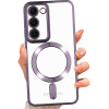 Чохол Chrome Frame Case (MagSafe) для Samsung S23 Plus (Deep Purple)