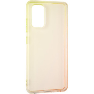 Силиконовый чехол для Samsung A32 (Yellov/Pink)