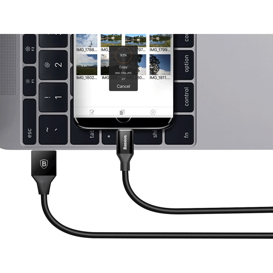 Baseus USB Cable to microUSB Yiven 1.5m Black (CAMYW-B01)