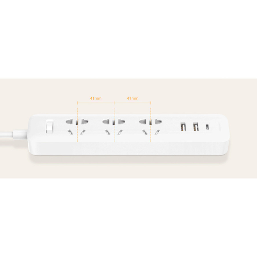 Xiaomi Mi Power Strip 20W Fast Charging 2A1C CN