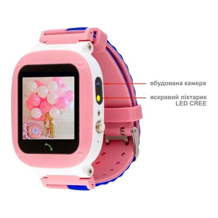 AmiGo GO004 Splashproof Camera+LED Pink (UA)