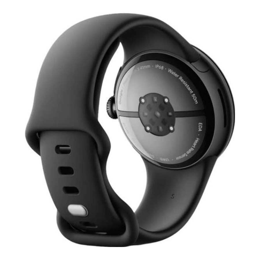 Google Pixel Watch 3 41 mm Wi-Fi Matte Black Aluminum Case/Obsidian Active Band