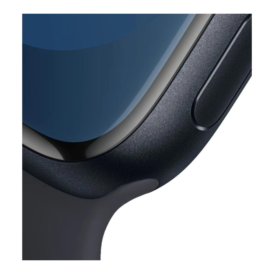 Apple Watch Series 9 GPS 45mm Midnight Aluminum Case w. Midnight S. Band - M/L (MR9A3)