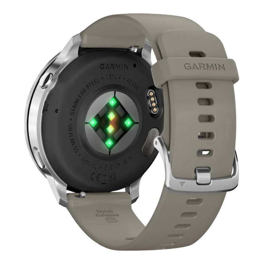 Garmin Venu 4 45 mm Silver with Silver Gray Silicone Band (010-03014-01/41)