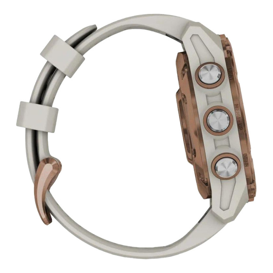 Garmin Descen Mk3i – 43 mm Bronze PVD Titanium with French Gray Silicone Band (010-02753-13/14)
