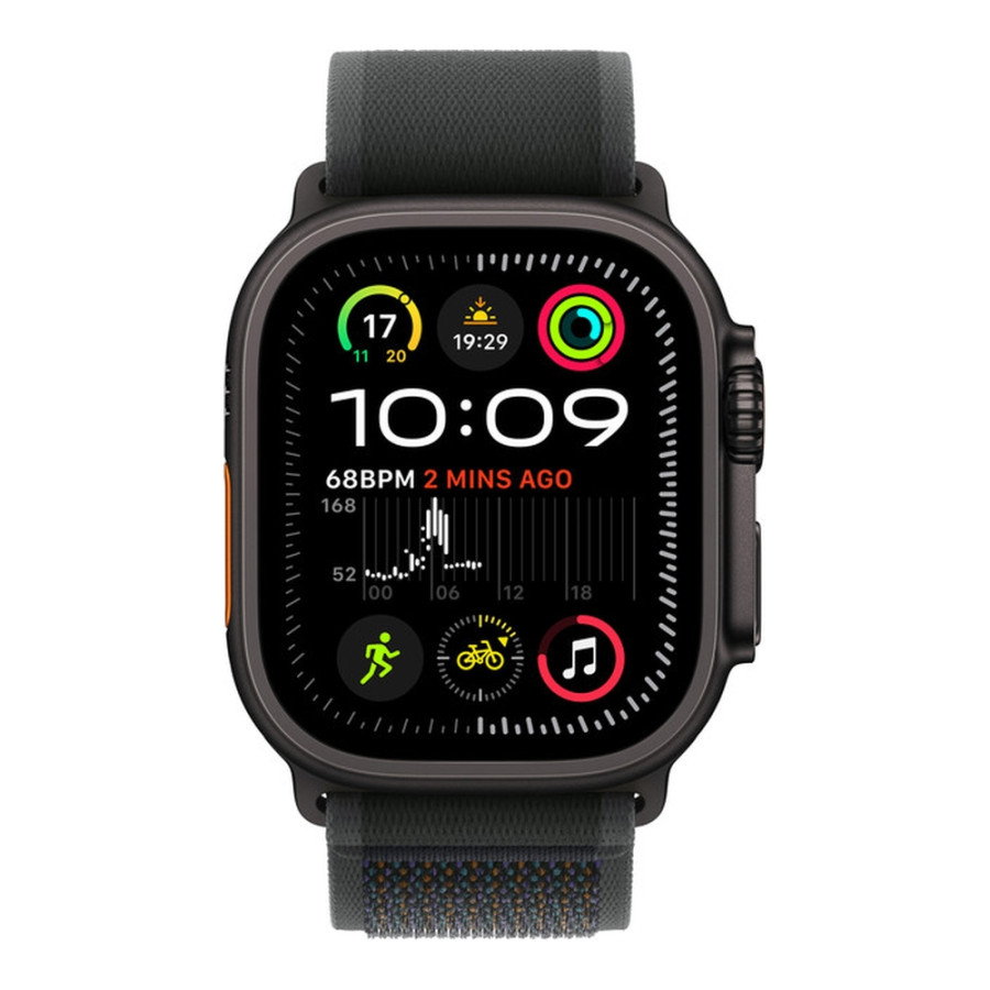 Apple Watch Ultra 2 GPS + Cellular 49mm Black Titan. Case w. Black Trail Loop - S/M (MX4U3)