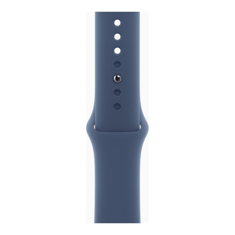 Apple Watch Series 10 GPS + Cellular 46mm Silver Alu. Case w. Denim Sport Band - S/M (MWY03)