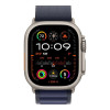 Apple Watch Ultra 2 GPS + Cellular 49mm Natural Titan. Case w. Navy Alpine Loop - Medium (MYT33+MXMY3)