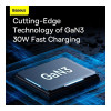 Baseus GaN3 Fast Charger Type-C 30W Black (CCGN010101)