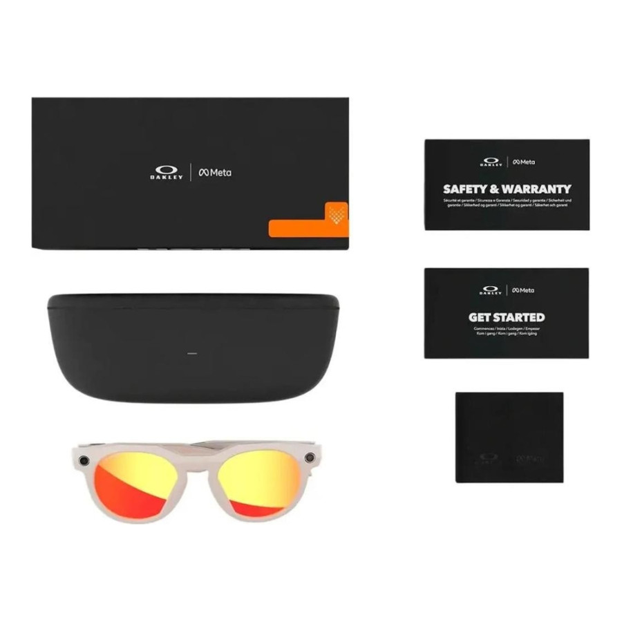 Oakley Meta HSTN Warm Grey Lens Color Ruby (OW8002-0451)