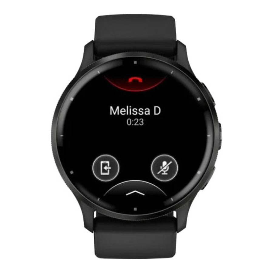 Garmin Venu 3 Slate Stainless Steel Bezel with Black Case and Silicone Band (010-02784-01/51)
