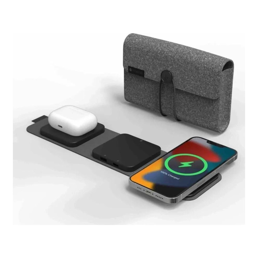 Mophie 3-in-1 travel charger with MagSafe (HPTA2, 401308654)