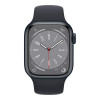 Apple Watch Series 8 GPS 45mm Midnight Aluminum Case w. Midnight Sport Band - S/M (MNUJ3)