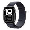 Apple Watch Series 10 GPS + Cellular 42mm Jet Black Aluminum Case w. Ink S. Loop (MWX83)